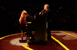 Bono e Lady Gaga